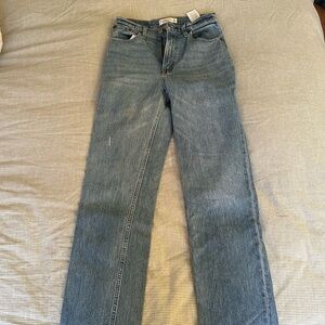 Abercrombie & Fitch Light Blue Straight Leg Jeans